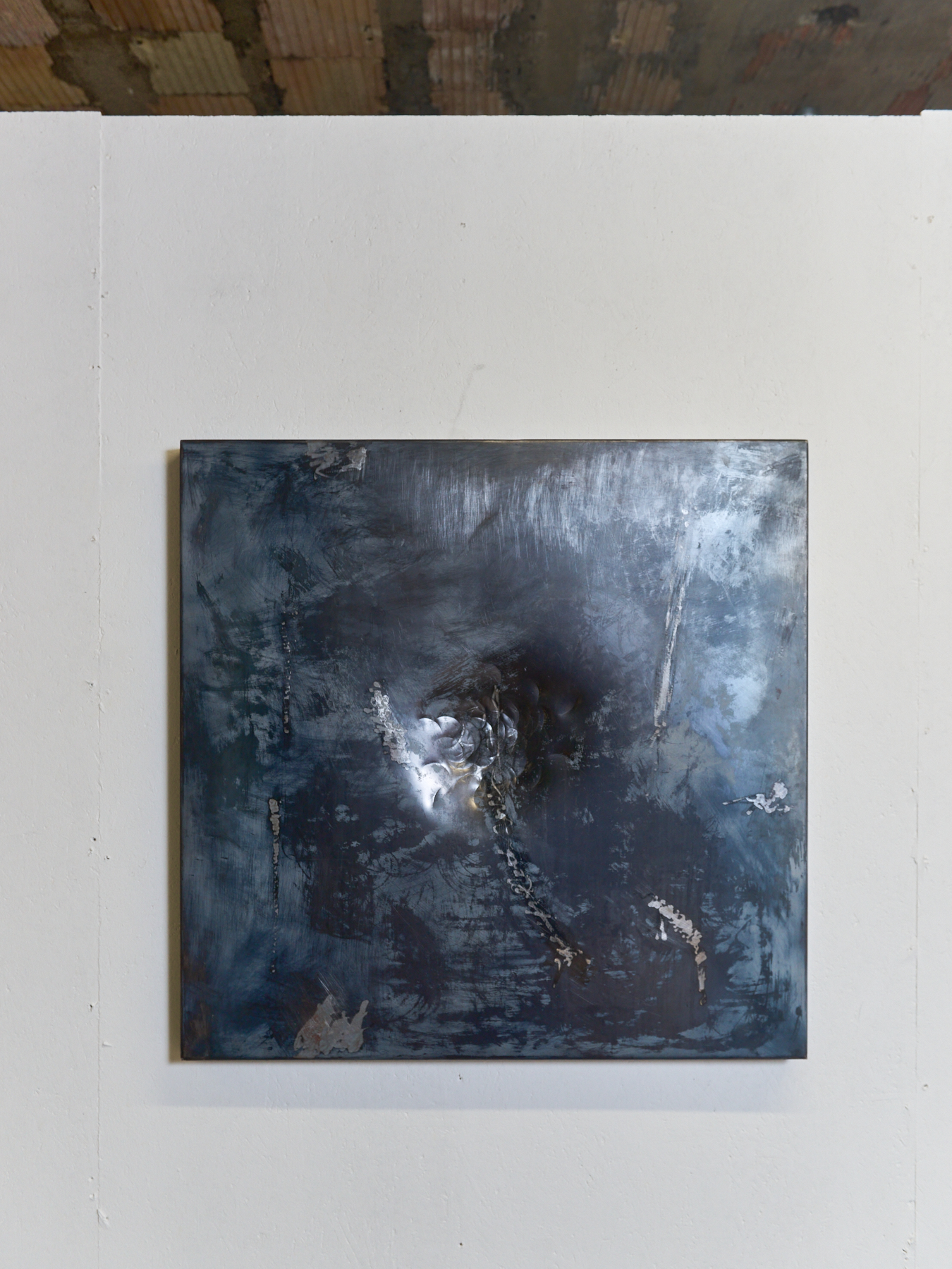 Maelstrom installed on a white wall